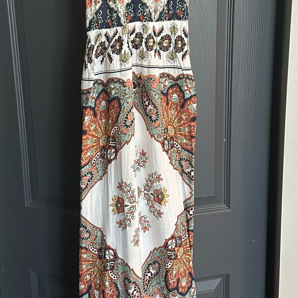 Roxy Multicolor Patterned Maxi Dress - image 4